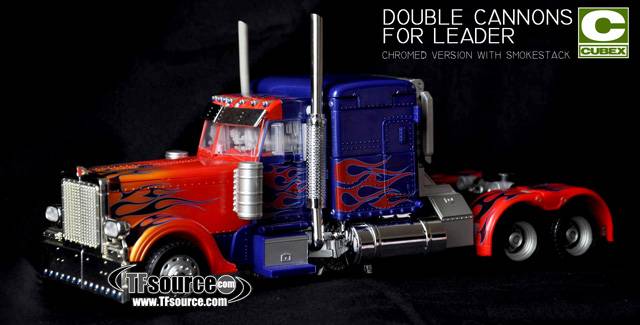 Buster Guns Chrome Version | Cubex | Upgrade Kit