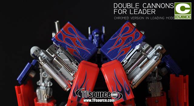 Buster Guns Chrome Version | Cubex | Upgrade Kit