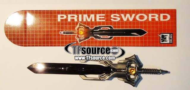 DW-TP05 Energon Sword Yellow Matrix Prime Sword 200 PCS Limited Edition | Dr. Wu | Upgrade Kit