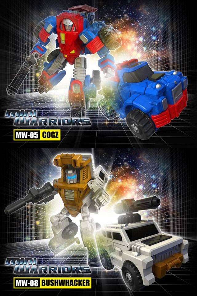 MW-05 Cogz and MW-08 Bushwhacker Set | Igear Mini Warriors