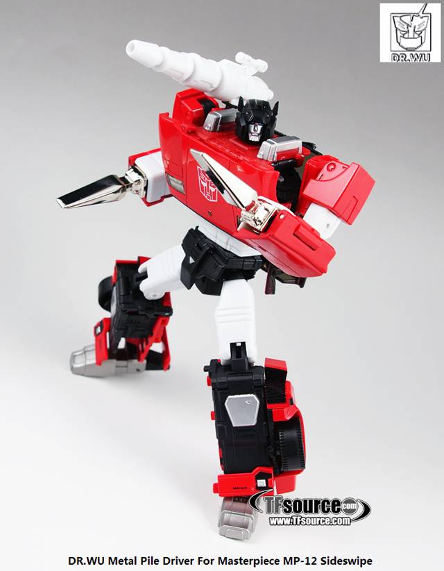 DW-P09SS Metal Piledrivers for MP-12 Sideswipe | Dr. Wu | Upgrade Kit
