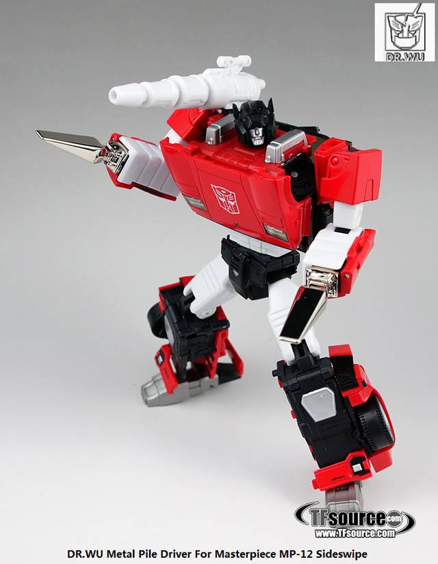 DW-P09SS Metal Piledrivers for MP-12 Sideswipe | Dr. Wu | Upgrade Kit