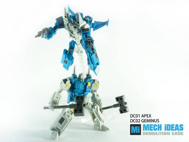 DC01 Apex and DC-02 Geminus Set of 2 | Mech Ideas