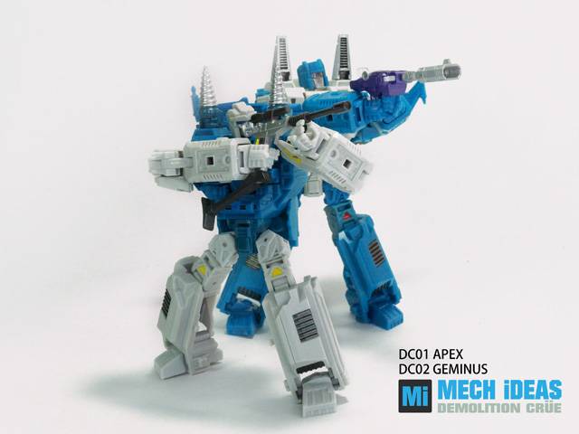 DC01 Apex and DC-02 Geminus Set of 2 | Mech Ideas