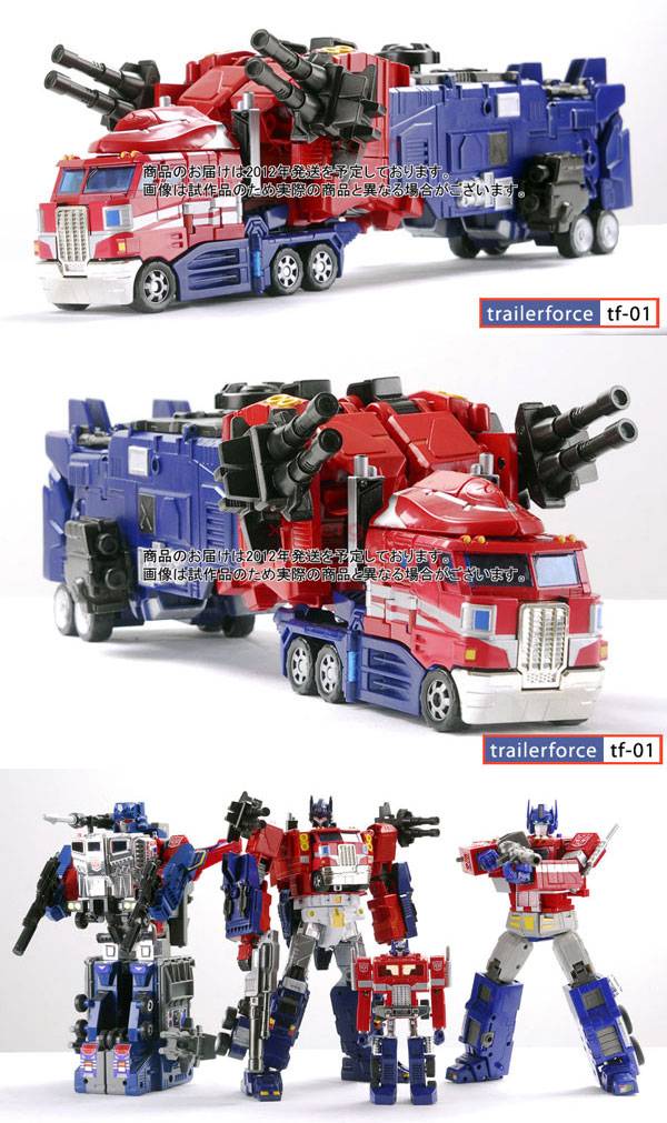 TF-01 Trailer Force Master Armor Upgrade Kit for Classics Optimus Prime | Xovergen Creations