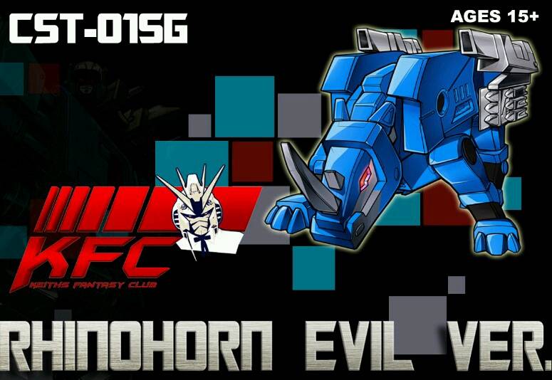 CST-01SG Rhinohorn Evil Version | KFC Toys