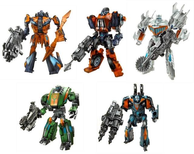 Ruination Bruticus Set of 5 Deluxe Class | Transformers Generations Fall of Cybertron