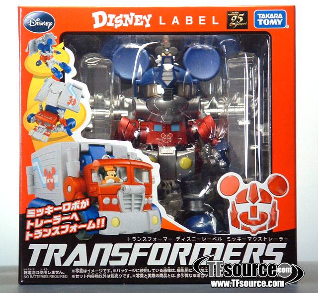 Mickey Mouse Color Version | Transformers Disney Label