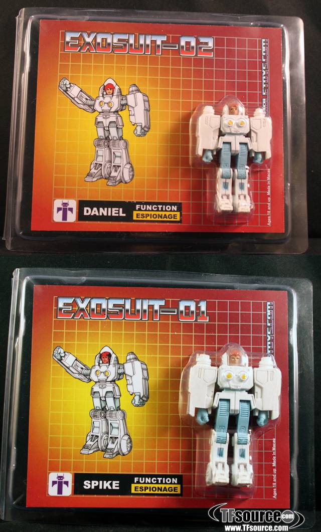 Transforming Exo-Suit Daniel and Spike Set | Impossible Toys