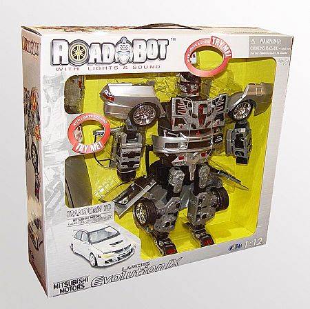 Mitsubishi Lancer Evolution IX 1/12 Scale | Transforming Roadbots Happy Well