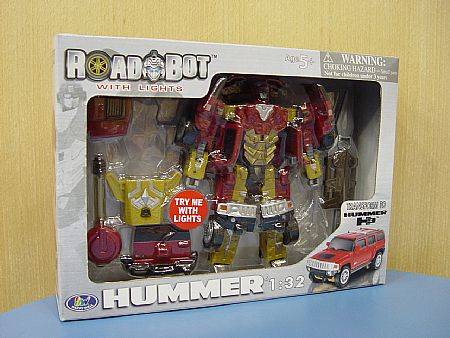 Hummer H3 1/32 Scale | Transforming Roadbots Happy Well