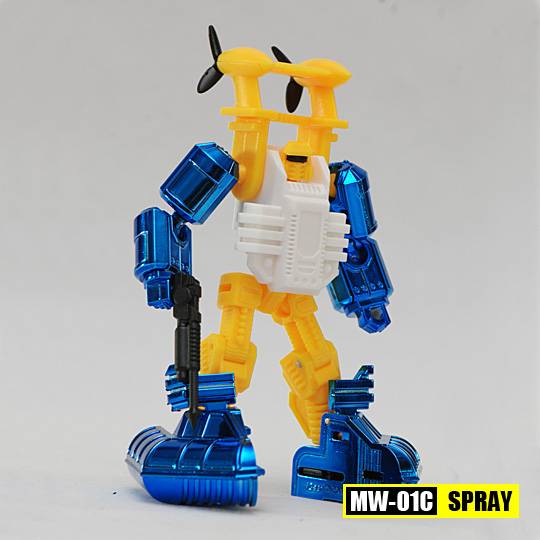 MW-01C Spray Chrome Version Limited Edition | Igear Mini Warriors
