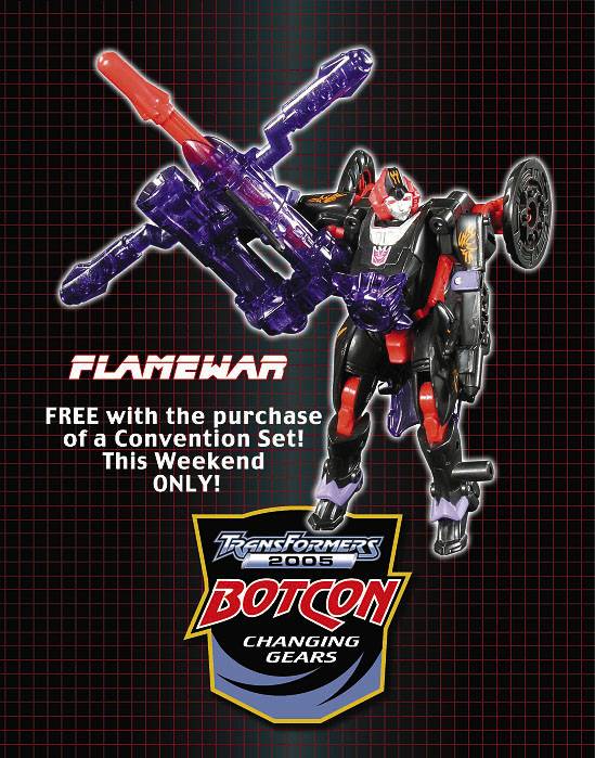 Flame War Botcon Exclusive | Transformers Convention Botcon 2005