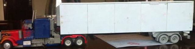 Leader OP Transforming Trailer Silver Version | Ufo | Upgrade Kit