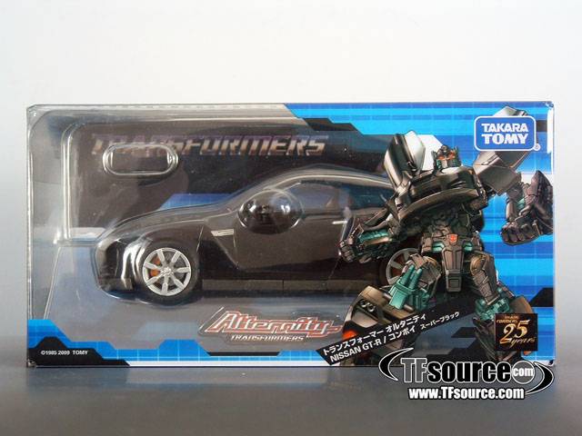 A-01 Optimus Prime Convoy Super Black Version | Nissan GT-R | Transformers Alternity