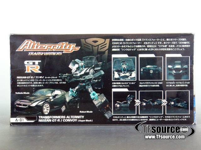 A-01 Optimus Prime Convoy Super Black Version | Nissan GT-R | Transformers Alternity