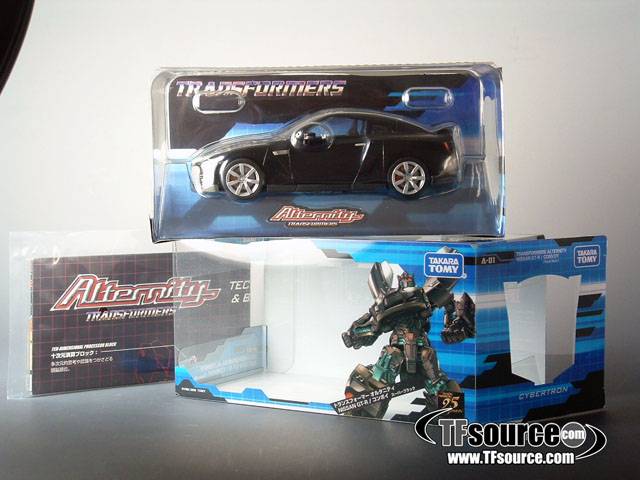 A-01 Optimus Prime Convoy Super Black Version | Nissan GT-R | Transformers Alternity