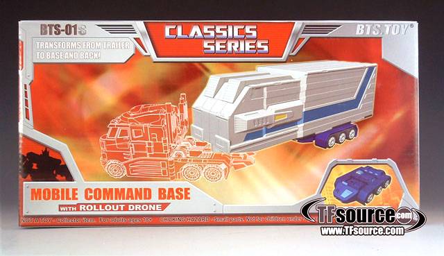 BTS-01S Mobile Command Trailer with Rollout Drone | BTS Toy