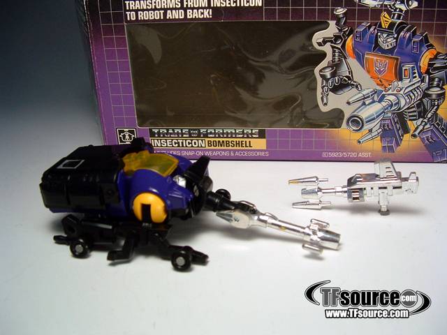 Bombshell Insecticon Vintage Transformers G1