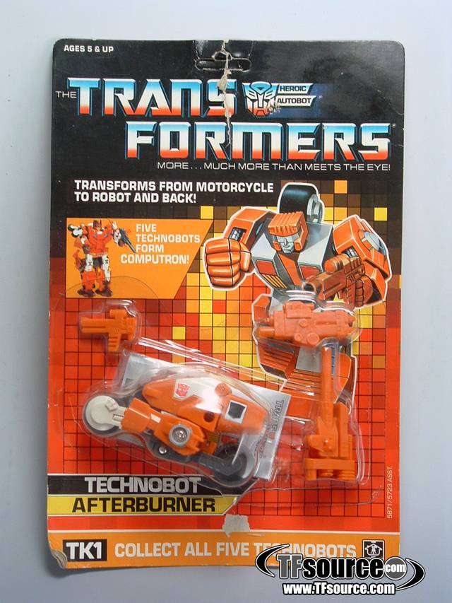 Afterburner Combiner Vintage Transformers G1