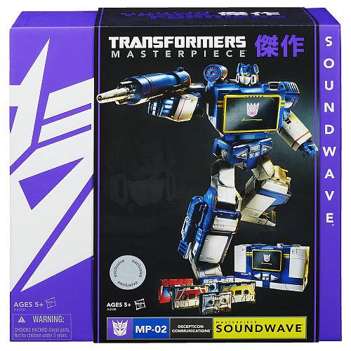 MP-02 Soundwave with 5 Cassettes | Transformers Masterpiece