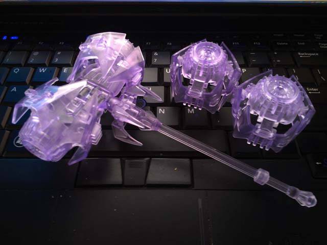 Bulkhead Blast Cannon Weapon Clear Purple Version | Dreamworks Toy Factory | Upgrade Kit