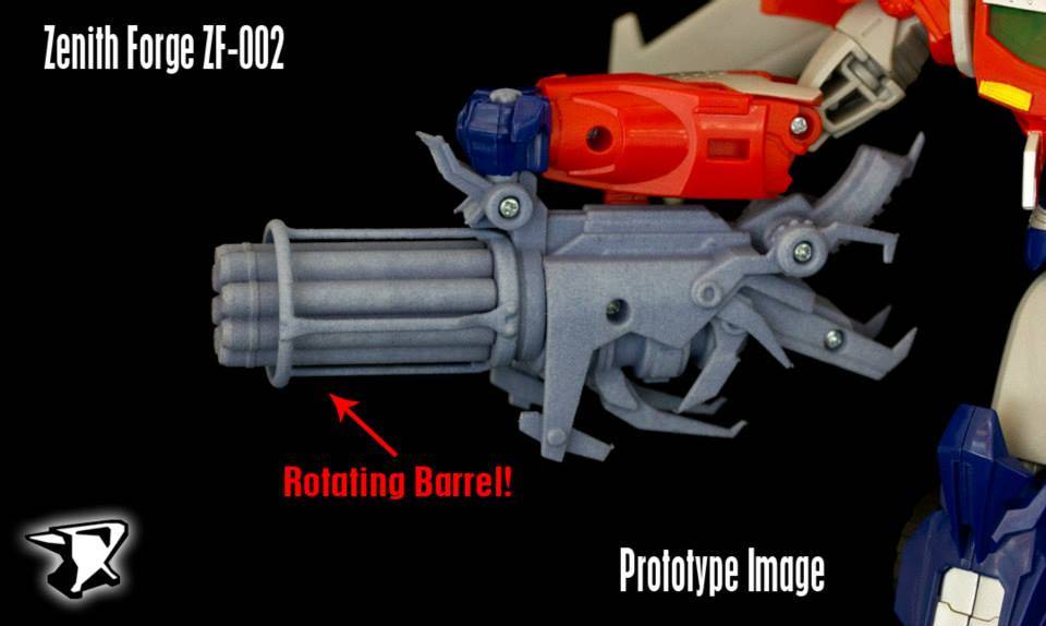ZF-002 Beast Hunters Prime Head and Gun Upgrade Kit | Zenith Forge | Upgrade Kit