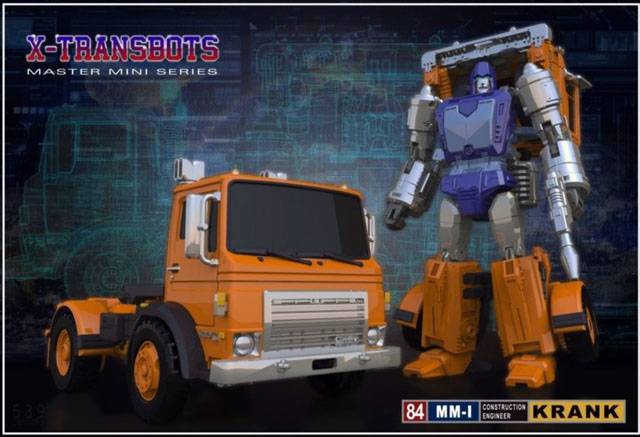 MM-1 Krank and MM-2 Stax Set of 2 | X-Transbots Master Mini