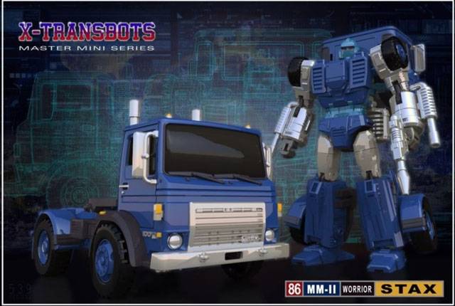 MM-1 Krank and MM-2 Stax Set of 2 | X-Transbots Master Mini