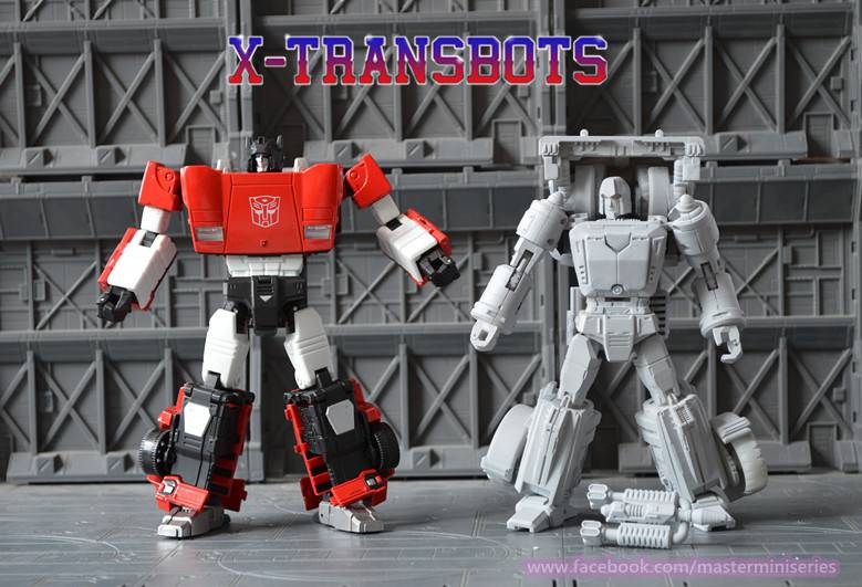 MM-1 Krank and MM-2 Stax Set of 2 | X-Transbots Master Mini