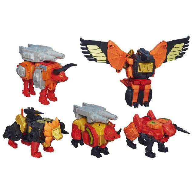 Predaking Combiner Set of 5 | Transformers Platinum Edition G1 Reissues