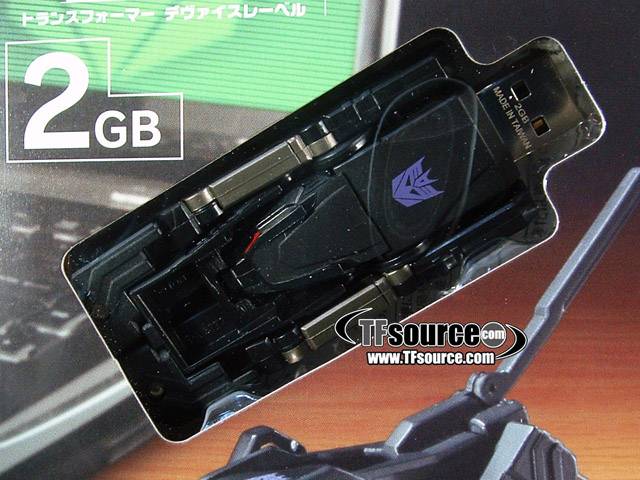 Ravage Transforming USB Flash Memory 2GB | Transformers Device Label