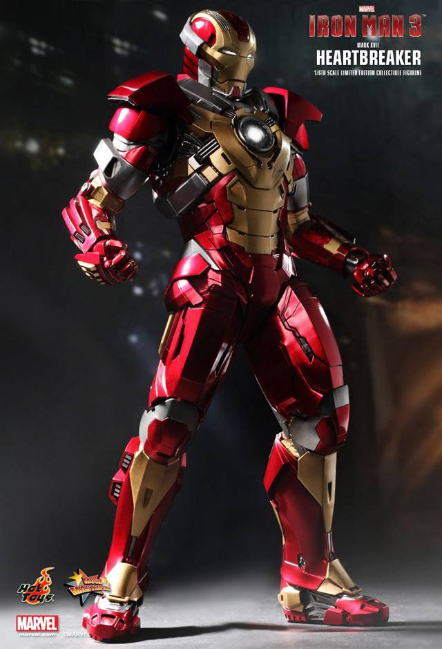 Heartbreaker Iron Man Mark 17 1:6 Scale | Hot Toys Movie Masterpiece | Marvel Iron Man 3
