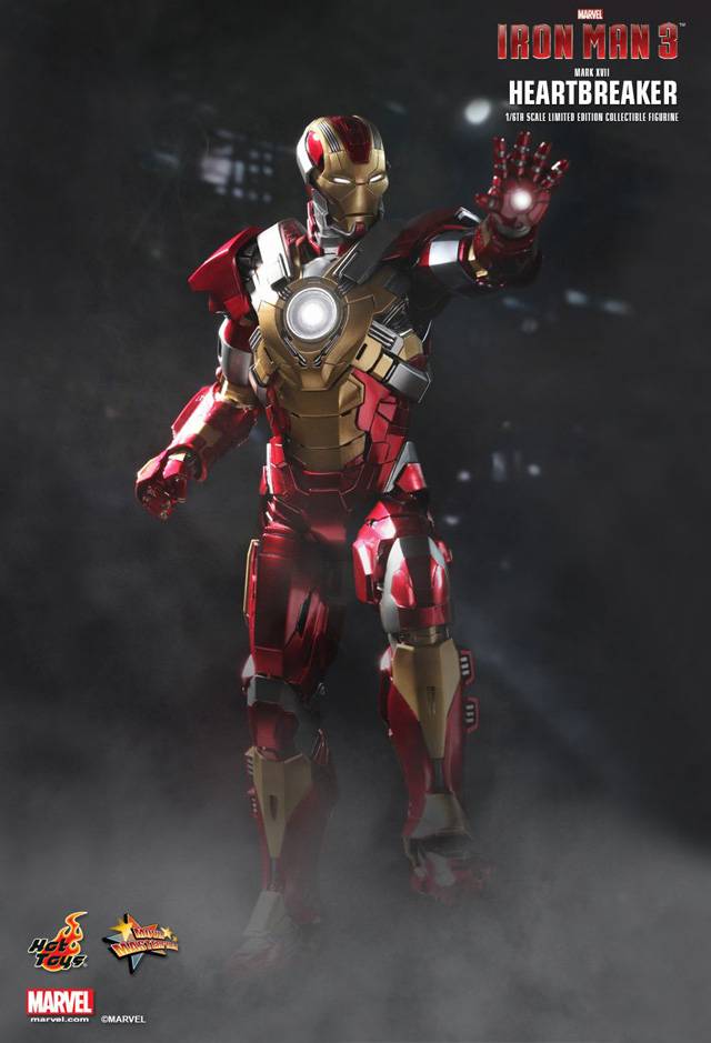 Heartbreaker Iron Man Mark 17 1:6 Scale | Hot Toys Movie Masterpiece | Marvel Iron Man 3
