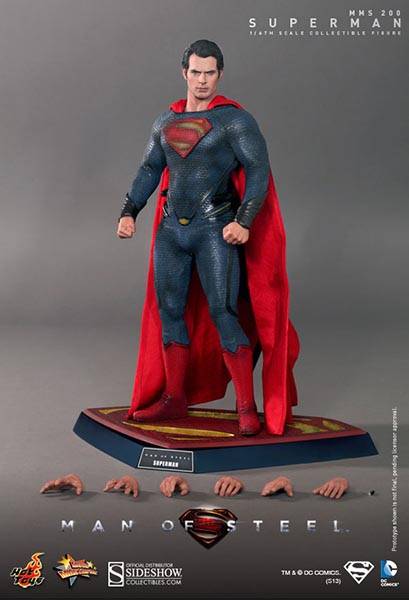 Superman 1:6 Scale | Hot Toys Movie Masterpiece | Dc Comics Man Of Steel