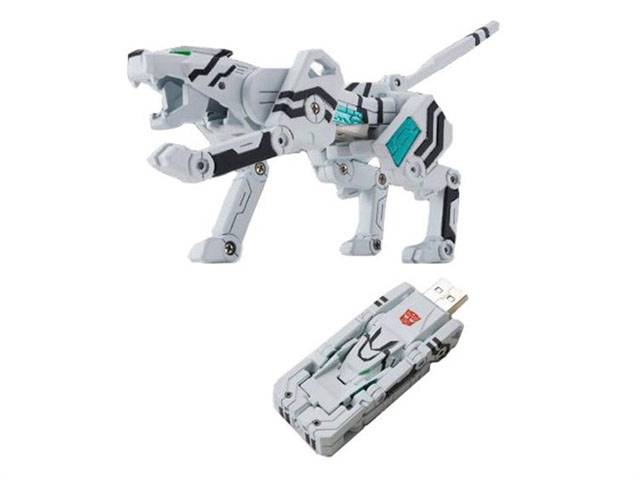 Tigatron Transforming USB Flash Memory 2GB | Transformers Device Label