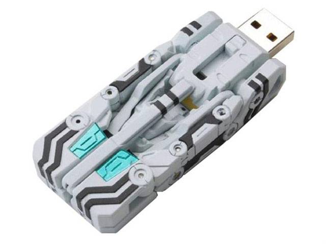 Tigatron Transforming USB Flash Memory 2GB | Transformers Device Label
