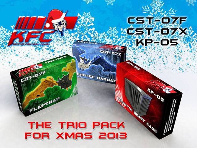 Xmas Trio Pack Set of 3 | KFC Toys