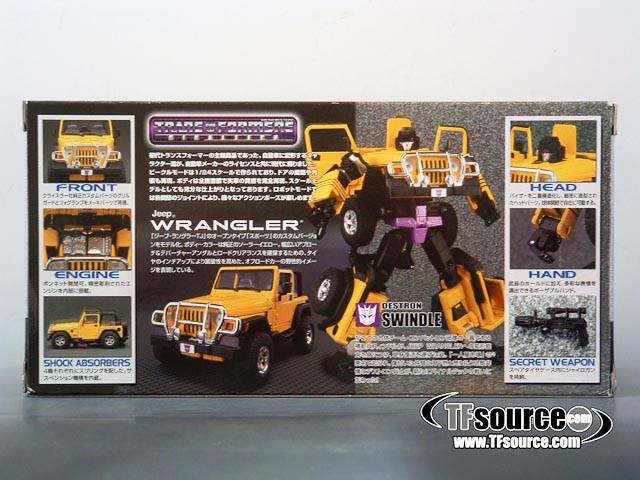 BT-09 Swindle | Jeep Wrangler | Transformers Binaltech