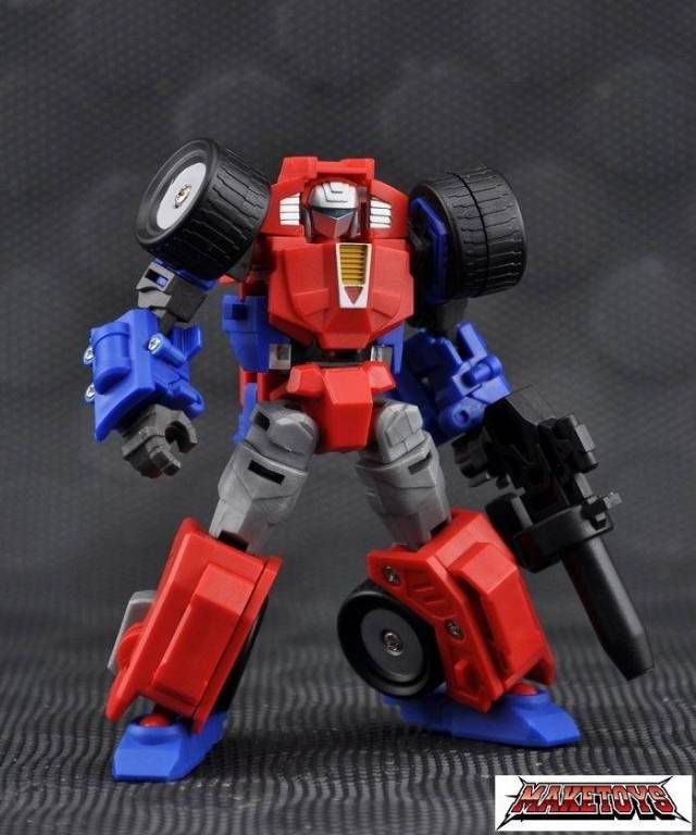 Trash-Talk and Cogwheel Set of 2 Figures | MakeToys | Manga Mech