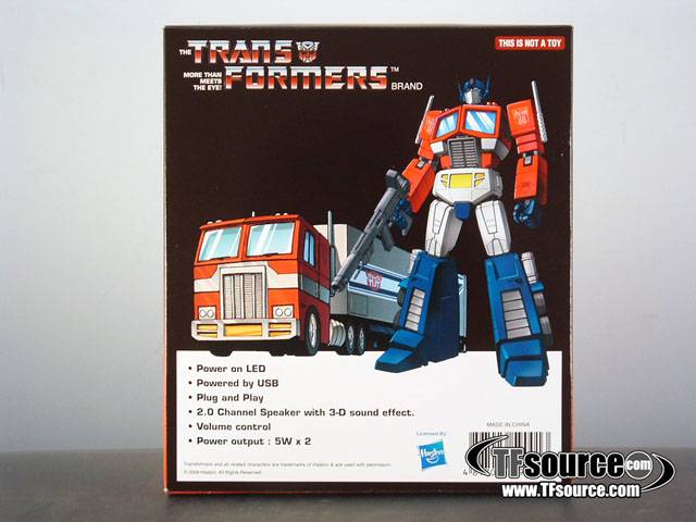 G1 Optimus Prime Head with Speaker