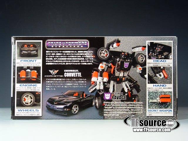BT-11 Ravage | Chevrolet Corvette | Transformers Binaltech