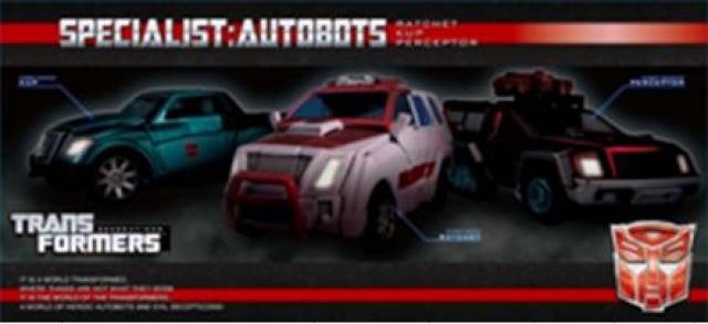 Autobot Warriors Ratchet Kup Perceptor 3-Pack | Transformers Henkei Classics