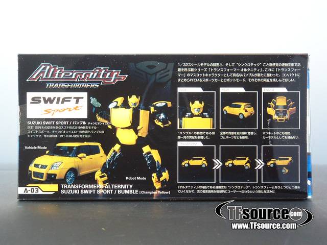A-03 Bumblebee Champion Yellow | Suzuki Swift Sport | Transformers Alternity