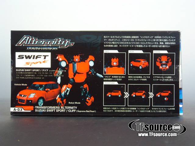 A-03 Bumblebee Red Pearl | Suzuki Swift Sport | Transformers Alternity