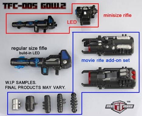 TFC-005 Gear of War 2 LED Set | TFC Toys