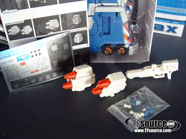 City Commander Trailer set and TFX-03 City Commander Upgrade Kit | Fansproject Parallax