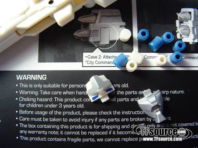 City Commander Trailer set and TFX-03 City Commander Upgrade Kit | Fansproject Parallax