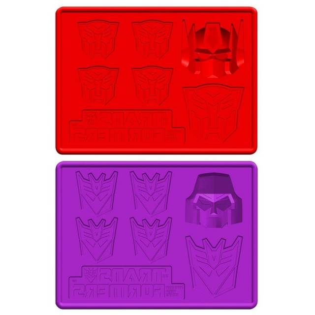 Transformers - Silicone Ice Tray - 2 Pack - Autobot & Decepticon