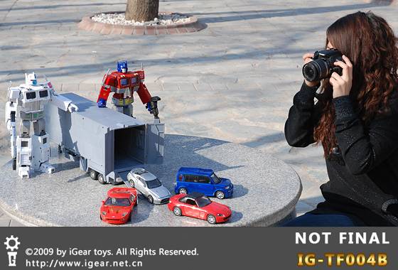 Masterpiece big Trailer Original Colors | Igear Mini Warriors